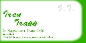 iren trapp business card